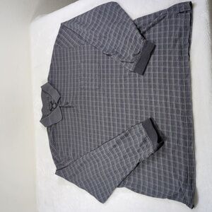 Van Heusen XXL grey polo shirt EUC LS
